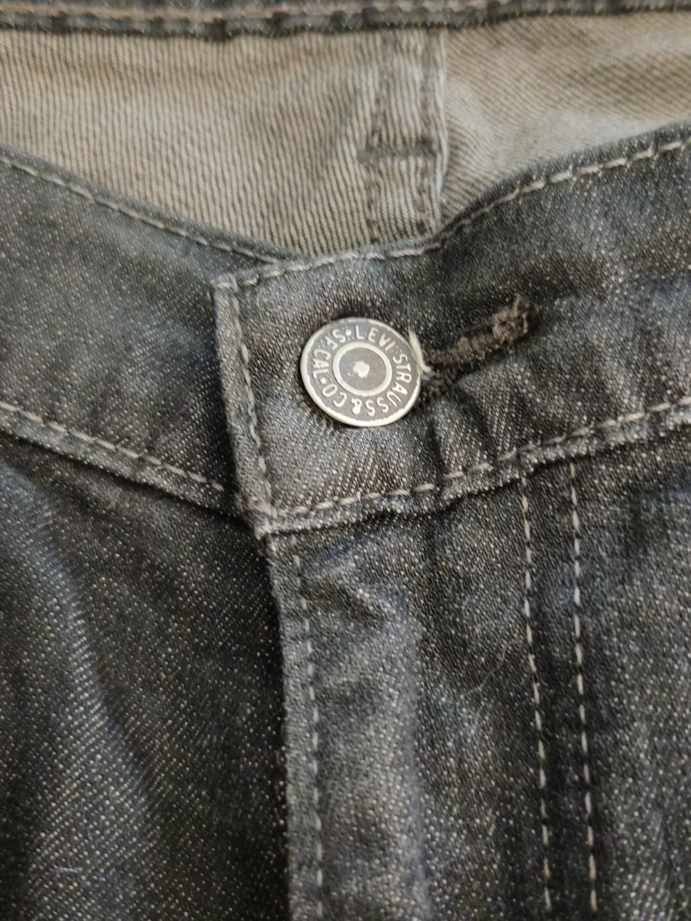 Levi's 559 Slim Straight Jeans - Charcoal Black with Red Tab